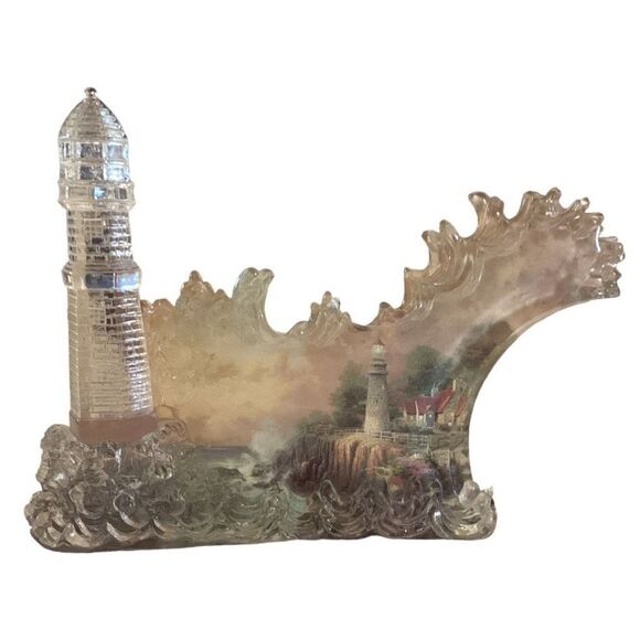 Vintage Thomas Kinkade “Conquering the Storm” 1st Edition, Limited Edition A4734 - Picture 2 of 5